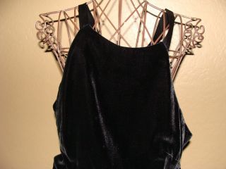 Nicole Miller New York City Black Velvet Dress Size 10