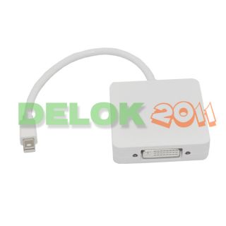 in 1 Mini DisplayPort to HDMI DVI DP Cable Adapter for MacBook Pro