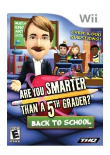 Are You Smarter Than A 5th Grader Back to School Wii, 2010