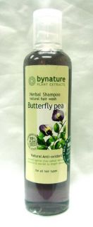 Herbal Mild Shampoo Hair Loss Soft Scalp Butterfly Pea