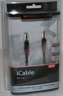 iCable 3.5mm auxilliary cable for Ipod,Iphone,Ipad, .1/8 mini jack