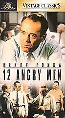 12 Angry Men VHS, 1990, Vintage Classics