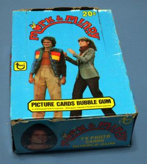 Mork Mindy Trading Cards Wax Box of 36 Wack Packs Mork and Mindy