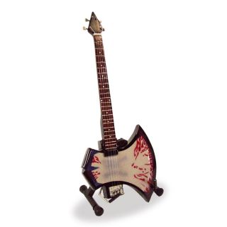 Gene Simmons Kiss Stylised Blood Axe Bass Mini Guitar