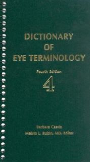 Dictionary of Eye Terminology by Barbara Cassin 2001, Paperback