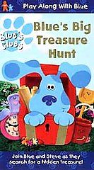 Blues Clues   Blues Big Treasure Hunt VHS, 1999