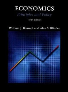 Policy by Alan S. Blinder and William J. Baumol 2005, Hardcover