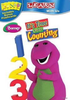 Barney   Its Time For Counting DVD, 2011, With Flashcards