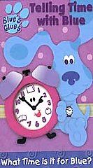 Blues Clues   Telling Time With Blue VHS, 2002