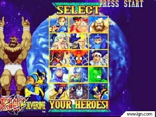 Marvel vs. Capcom Clash of Super Heroes Sony PlayStation 1, 2000