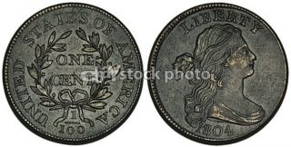 1804, Draped Bust Half Cent
