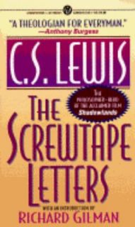 The Screwtape Letters by C. S. Lewis 1988, Paperback