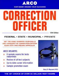 Correction Officer by Gary Maynard 2000, Paperback