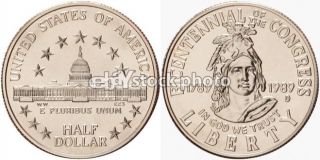 Half Dollar, 1989, Congress Bicentennial