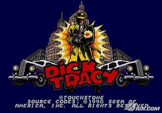 Dick Tracy Sega Genesis, 1990
