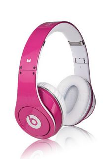 Authentic Monster Beats by Dr Dre Studio Over the Head Headphones Pink