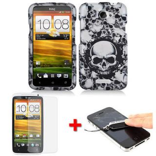 Hard Snap On Cover Case for HTC One X AT&T Accessory w/Film+Cleaner