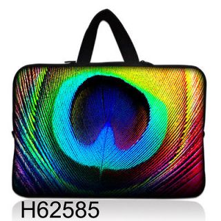 14 Peacock Laptop Sleeve Case Bag Cover Pouch +Handle Fr 14 Sony