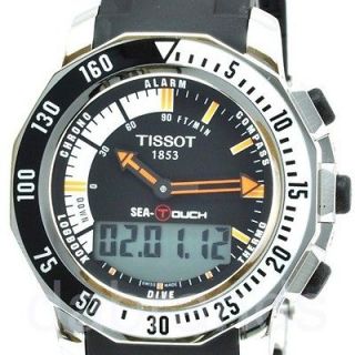 Sea Touch Rubber Strap Watch T0264201728101 T026.420.17.28 1.01