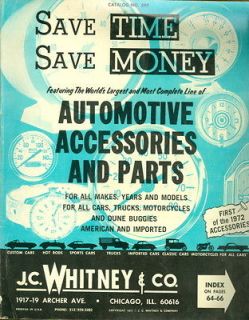 1971 J.C. Whitney & Co. Auto Accessories/Parts Catalog Save Time