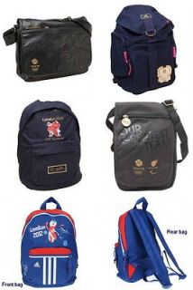 LONDON 2012 OLYMPICS BAGS   5 DIFFERENT STYLES INCLUDING KIDS   ALL