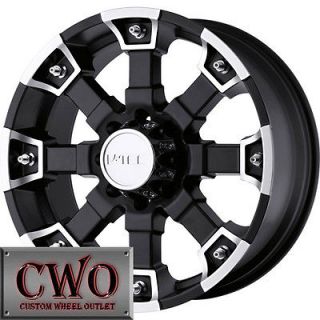 20 Black V Tec Brutal Wheels Rims 6x139.7 6 Lug Tahoe Escalade Yukon