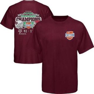 Texas A&M Aggies 2013 Cotton Bowl Champions Field Circle T Shirt