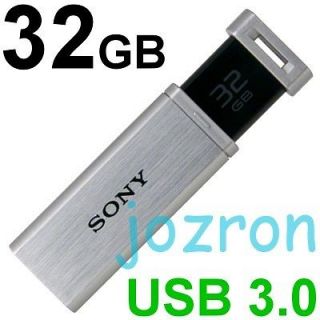 Sony Click MACH 32GB 32G USB 3.0 Flash Drive Disk MicroVault USM Q