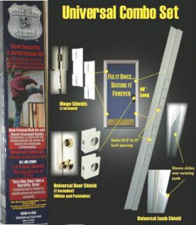 ARMOR Door Security & Jamb Repair Kit Prevent Break ins Jamb Hinge