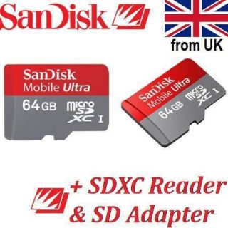 64gb Micro SDXC SDHC Memory Card for Samsung Galaxy Note 2 ii GT N7100