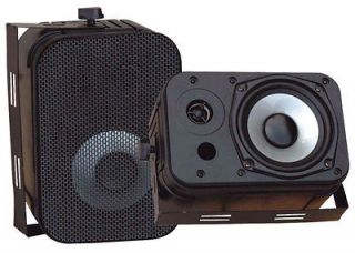 NEW PYLE PDWR40B PRO BLACK OUTDOOR AUDIO 800w SPEAKERS