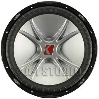 CAR AUDIO STEREO 15 INCH DVC SUBWOOFERS/SUB WOOFERS COMPVR PAIR