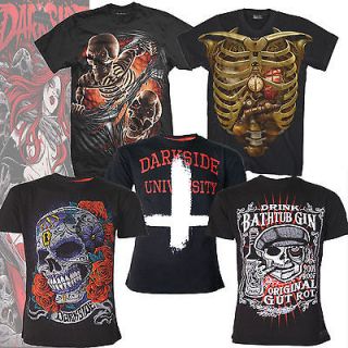 Darkside Clothing Mens T Shirt Collection 9 Designs Goth / Dark