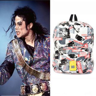 BACKPACK,BOOKB AG,Michael Jackson picture Bag.Large