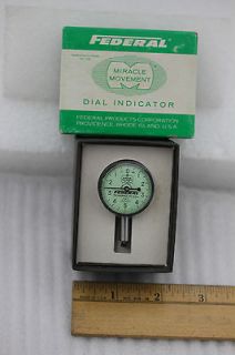 DIAL INDICATOR .0001 NEW FEDERAL A21 FULL JEWELED E 4