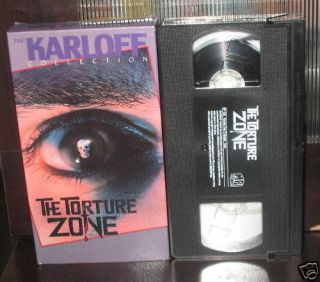 The BORIS KARLOFF Collecton The Torture Zone VHS