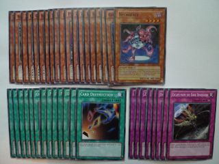 Necroface Mill Deck * Ready To Play * Yu gi oh