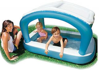 Rectangular Baby Kids Above Ground Inflatable Pool   US SELLER