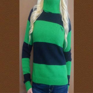 Abercrombie by Hollister Womens turtle neck sweater shirt top Size