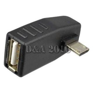 female to micro 5 pin male Extension right angled 90 degree adapter