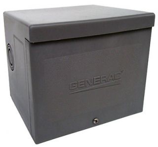 Generac 30A Resin Outdoor Power Inlet Box For Portable Generators