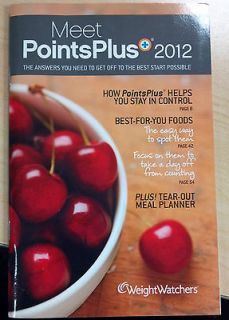 Weight Watchers Meet PointsPlus Guide 2012 Meal Planner Point System
