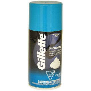 Comfort Glide Foamy Sensitive Skin by Gillette for Men   11 oz Shaving