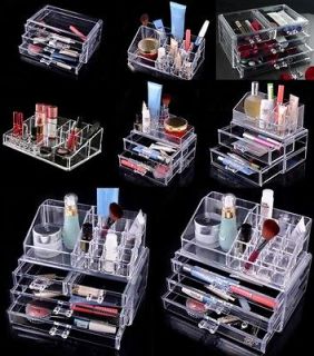 Organizer .Luxury jewelry Acrylic Makeup case drawers.Multiple Display