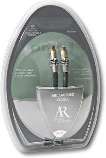ACOUSTIC RESEARCH PR121 HOME THEATER 6 FT S VIDEO CABLE GOLD PLATED