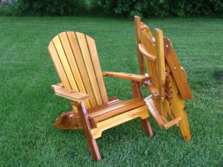 Amish made folding adirondack chair