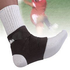 Mueller Soccer Ankle Support (Criss Cross Tension Straps, Fits Either