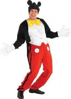 Adult XL Licensed Disney Mickey Mouse Fancy Dress Costume Mens Gents