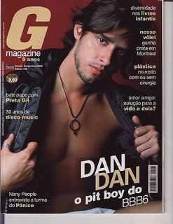 Magazine Brazil Sept 2006 Big Brother Brazil 6 star DAN DAN Daniel