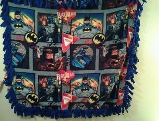 DC Comics Batman Fleece Throw Blanket Handmade New 42x46